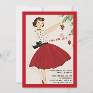 Laten we de Boom Holiday Party bijsnijden Kaart