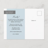 Laten we de bruiloft vieren aankondigingskaart (Achterkant)