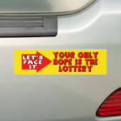 Laten we de Bumpersticker zien (Op auto)