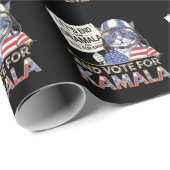 Laten we de dramala beëindigen en op Kamala stemme Cadeaupapier (Rol Hoek)