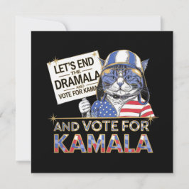 Laten we de dramala beëindigen en op Kamala stemme Kaart