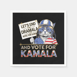Laten we de dramala beëindigen en op Kamala stemme Servet