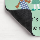 Laten we de droom voortzetten! muismat (Hoek)