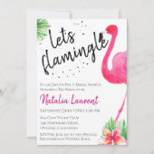 Laten we de drukke bridale douche-uitnodiging kaart (Voorkant)