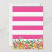 Laten we de drukke bridale douche-uitnodiging kaart (Achterkant)