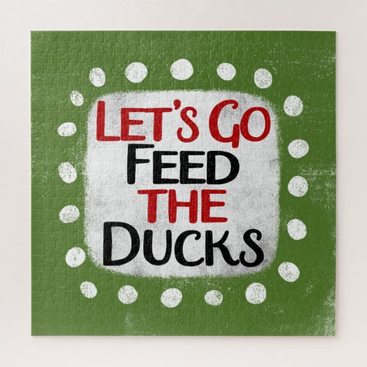 Laten we de Ducks Jigsaw Puzzle gaan voeren Legpuzzel (Verticaal)