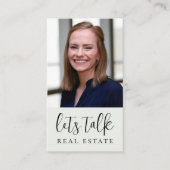 Laten we de echte professionele foto van Estate be Visitekaartje (Voorkant)