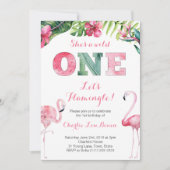 Laten we de eerste verjaardag vieren van de uitnod kaart (Voorkant)