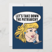 Laten we de Feministische Kaart van de patriarchie (Voorkant)