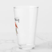 Laten we de Funny Holiday Elf opruimen Glas (Links)