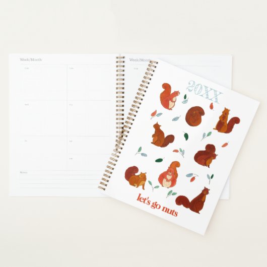 Laten we de Funny Squirrels Planner gaan halen (Display)