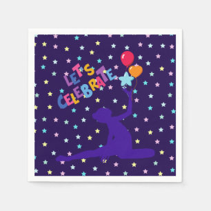 Laten we de gedenksterren en ballonnen vieren servet