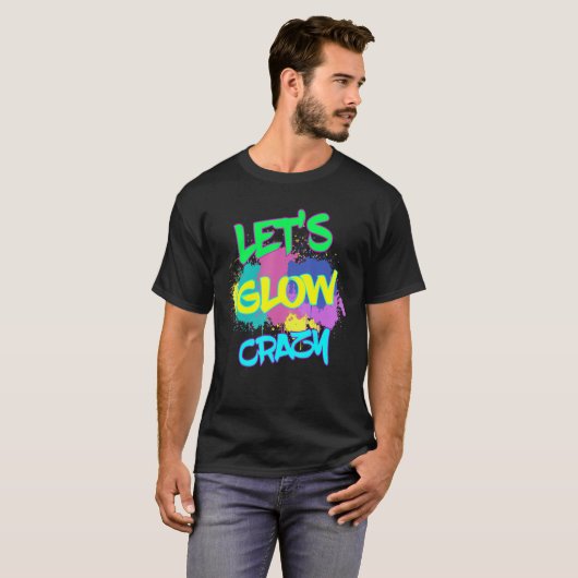 Laten we de Geweldige gloed van Glow Glow-feest Pa T-shirt (Voorkant volledig)