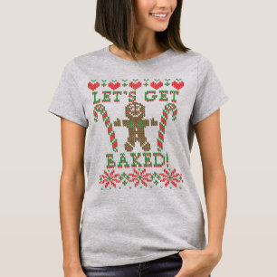 Laten we de Gingerbrood-man laten uitweiden T-shirt