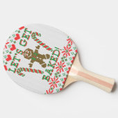 Laten we de Gingerbrood-man laten uitweiden Tafeltennisbatje (Zijkant)