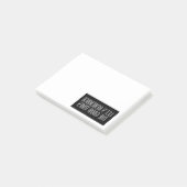 Laten we de goede tijden niet vergeten post-it® notes (Schuin)