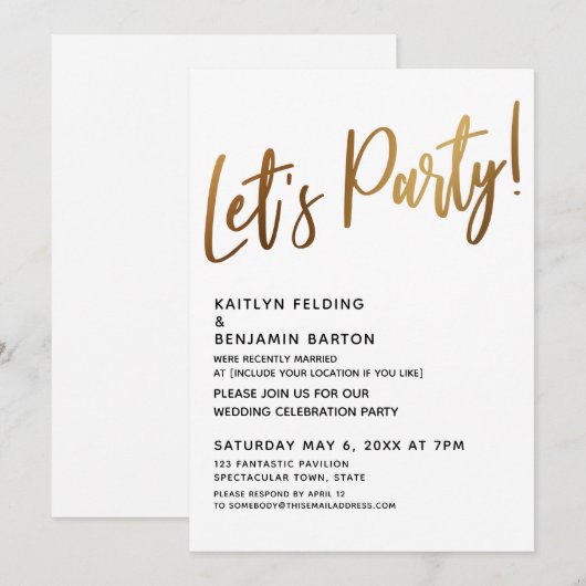 Laten we de gouden handschriftherkenning vieren kaart (Voorkant / Achterkant)