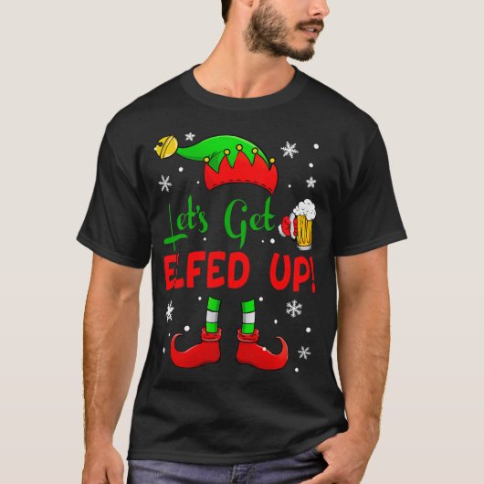 Laten we de grappige Drink kerst van 2021 opruimen T-shirt (Voorkant)