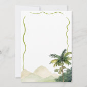 Laten we de handgetekende Sage Green Sloth Birthda Kaart (Achterkant)