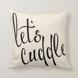 Laten we de hedendaagse Typografie rondstrooien Kussen