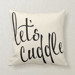 Laten we de hedendaagse Typografie rondstrooien Kussen