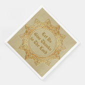 Laten we de heer Bedankt geven - Servet (Hoek)