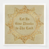 Laten we de heer Bedankt geven - Servet (Voorkant)