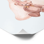 "Laten we de hele dag spelen" Baby Konijntjes Perfect Poster (Hoek)