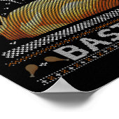 Laten we de Herfst Vibes lelijk Thanksgivi in Turk Poster (Hoek)