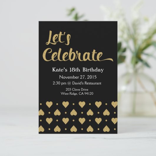 Laten we de Kaart van de Uitnodiging van het publi (Staand voorkant)