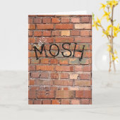 Laten we de Kaart van de Verjaardag van Mosh (Gele Bloem)