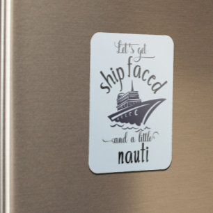 Laten we de kajuit Stateroom Grappige Cabinedeur t Magneet