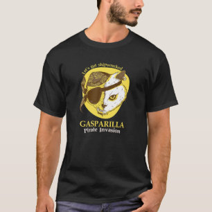 Laten we de kat van de kat van de kat van Pirate G T-shirt
