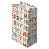 Laten we de kerstcadeautassen van de kerstfeestdag klein cadeauzakje (Achterkant Gekanteld)