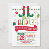 Laten we de kerstfeestelijke uitnodiging oppakken  (Voorkant)