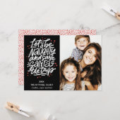 Laten we de kerstman besparen op de reis Funny Pho Kaart (Voorkant / Achterkant in situ)