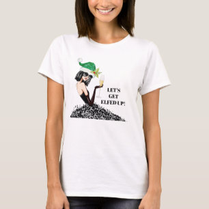 Laten we de kerstmeisjes uitrusten. t-shirt
