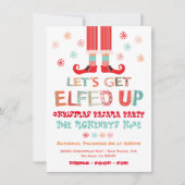 Laten we de kerstPajama-partij opruimen. Kaart (Voorkant)