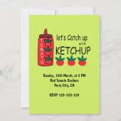 Laten we de ketchupparty inhalen kaart (Voorkant)