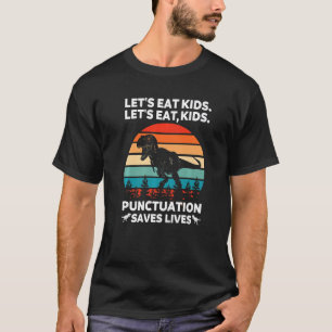 Laten we de Kinder beknotting opeten, bespaart lev T-shirt