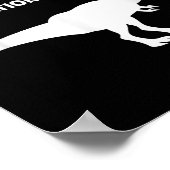 Laten we de Kinder dinosaurus T-rex dino interpunc Poster (Hoek)