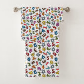 Laten we de kinderen tellen bad handdoek (Insitu)