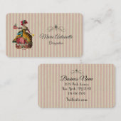 Laten we de klok opeten (meer opties) - visitekaartje (Voorkant / Achterkant)