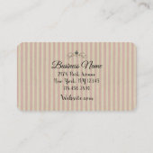 Laten we de klok opeten (meer opties) - visitekaartje (Achterkant)