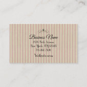 Laten we de klok opeten (meer opties) - visitekaartje (Achterkant)