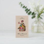 Laten we de klok opeten (meer opties) - visitekaartje (Staand voorkant)