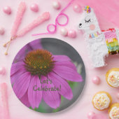 Laten we de kloonventilator vieren papieren bordje (Feest)