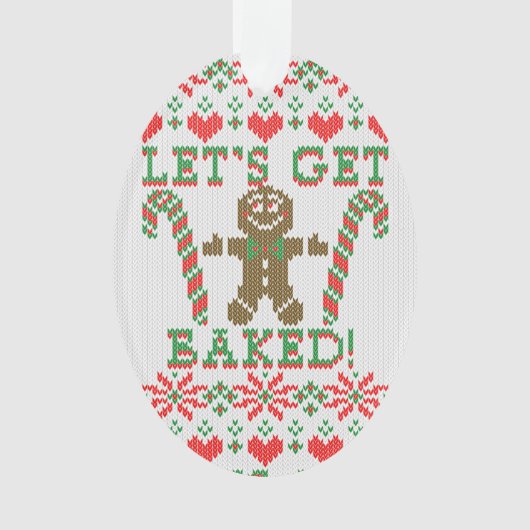 Laten we de koekjeskoekjeskoekjes laten zien ornament (voorkant)