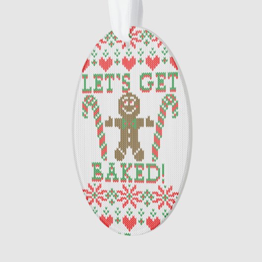 Laten we de koekjeskoekjeskoekjes laten zien ornament (voorkant)