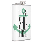 laten we de kolf van het schip in de bachelorette  heupfles (Rechts)